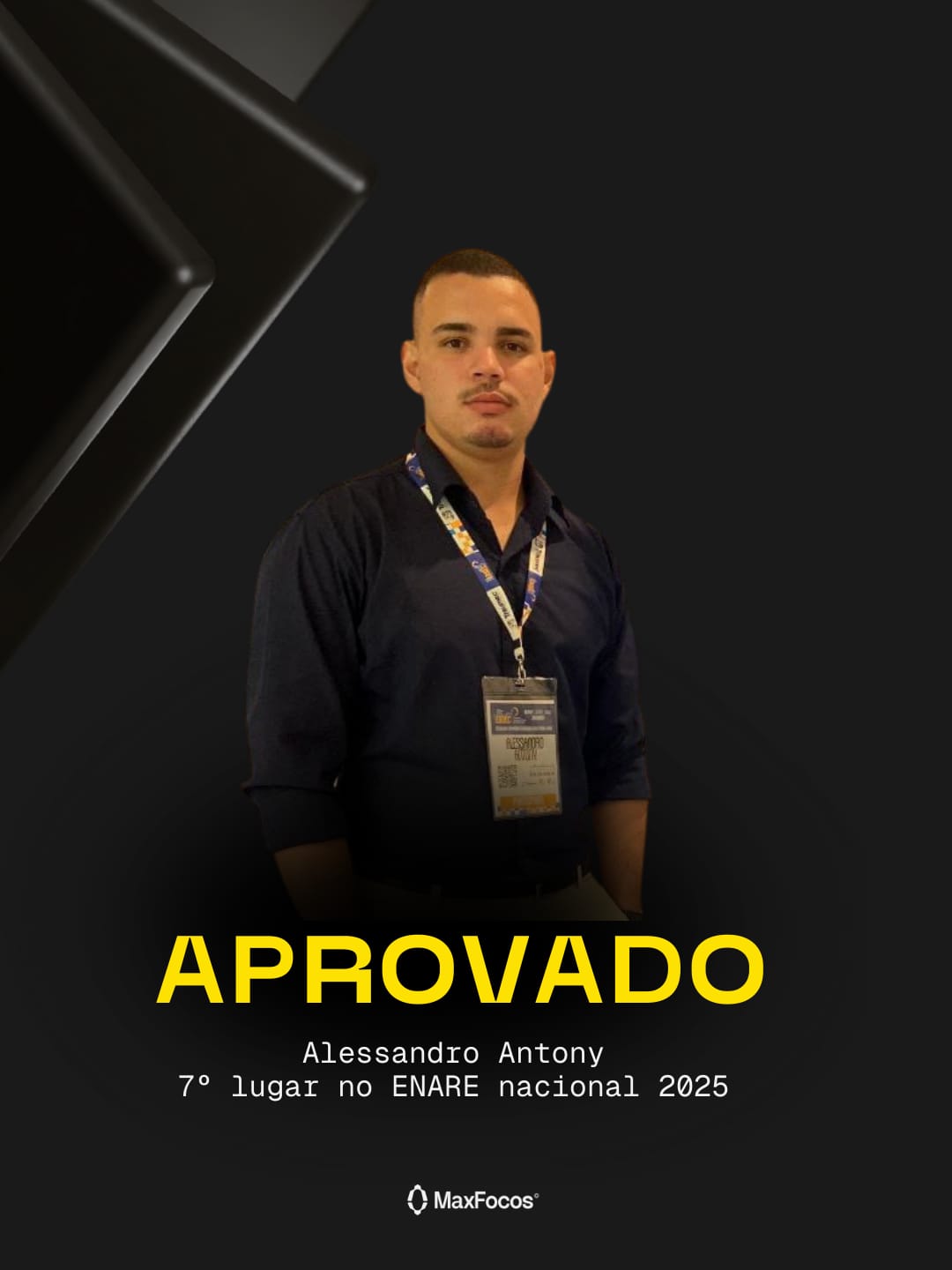 Aluno aprovado no ENARE